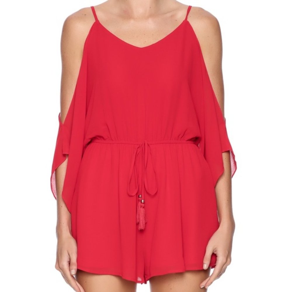 NEW Naked Zebra Red Romper